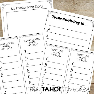 Thanksgiving-writing-pages