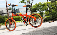 Sepeda Lipat DOPPELGANGER 212 Tangerine 20 Inci