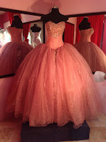 vestido de 15 color rosa