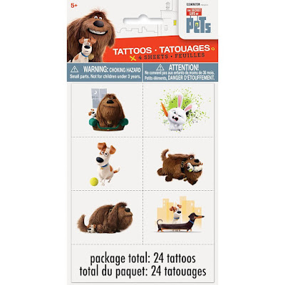 The Secret Life of Party Favors temporary tattoos 