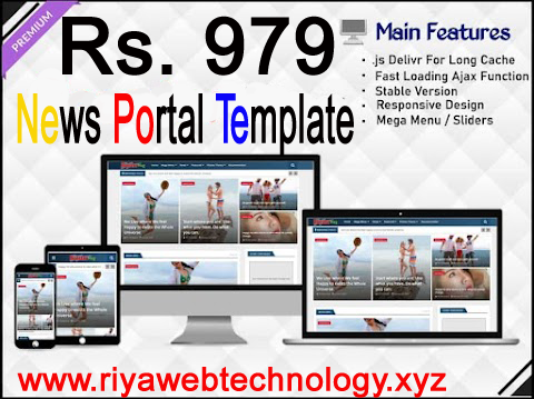  News Portal Template; best blogger template this template