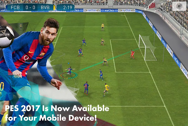 PES 2017 MOD v1.0.0 Apk+Data for Android Pro Evolution Soccer 17 Terbaru