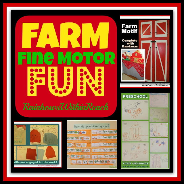 photo of: Farm Fun: Fine Motor + Motif in the Preschool Classroom via RainbowsWithinReach