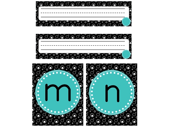 Teal And Black Classroom Decor | Modern World Furnishin Designer Blog