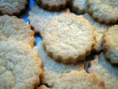  brand do a very lovely lemon shortbread biscuit. This is my recipe 