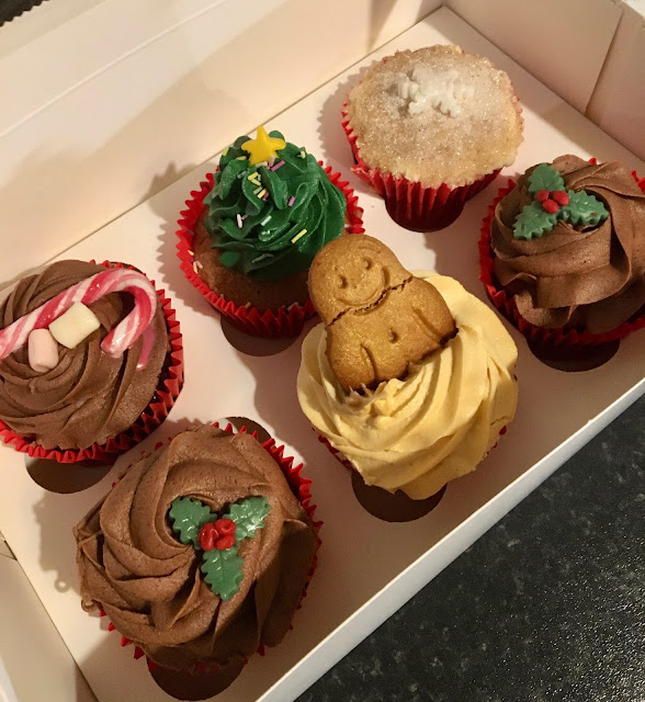 Christmas cupcakes from Ellephant Vegan Bakery, Teesside