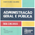 ADMINISTRAÇÃO GERAL E PÚBLICA PARA CONCURSO