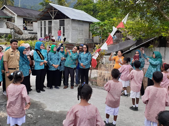 Widya Murad Ismail Terharu dengan Semangat Anak Piliana di Kaki Gunung Binaya