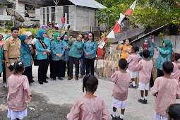Widya Murad Ismail Terharu dengan Semangat Anak Piliana di Kaki Gunung Binaya