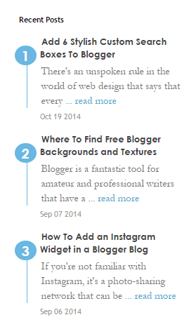 For bloggers that pride themselves on always staying up 5 Cool Recent Post Widgets for Blogger