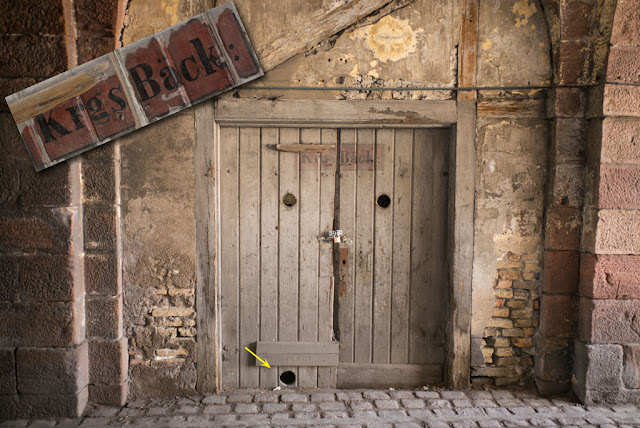 Porte de Colmar, Neuf-Brisach — Boulangerie de guerre "Kriegsbäckerei". Portes est. [état mai 2015]