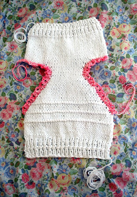 knitting a diaper cover