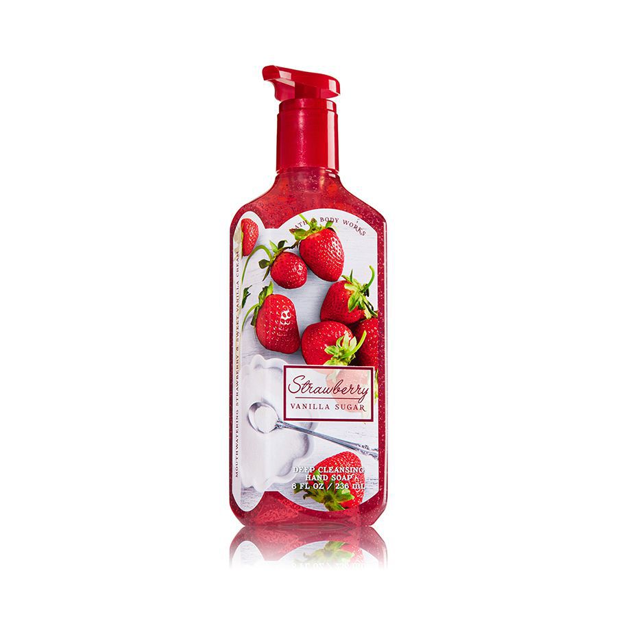 Cool strawberry scent shower gel