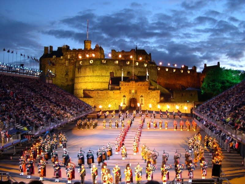 The original meaning of military tattoo is a military drum performance, 