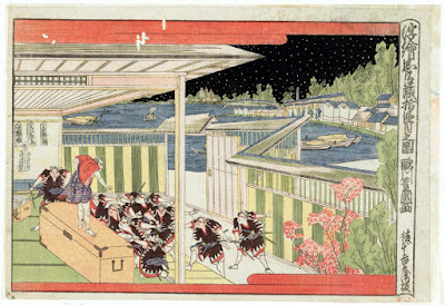 Ukiyo-e. Uki-e. Chūshingura. Toyokuni I.