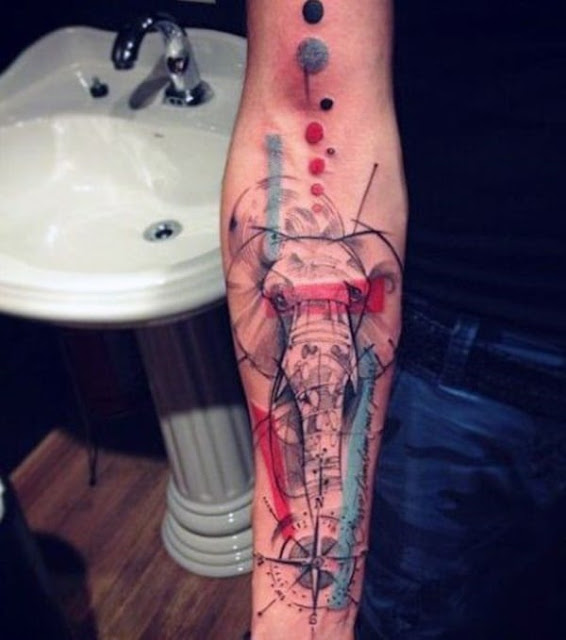 tatuagens femininas de elefante