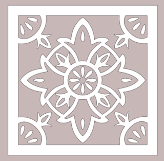 tile free paper cutting pattern