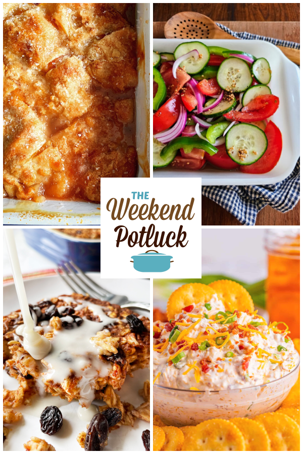 A virtual recipe swap with Peach Dumpling Cobbler, Fire & Ice Salad, Cinnamon Roll Bake, Million Dollar Dip and dozens more!