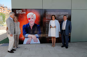 Inauguración del Polideportivo María de Villota