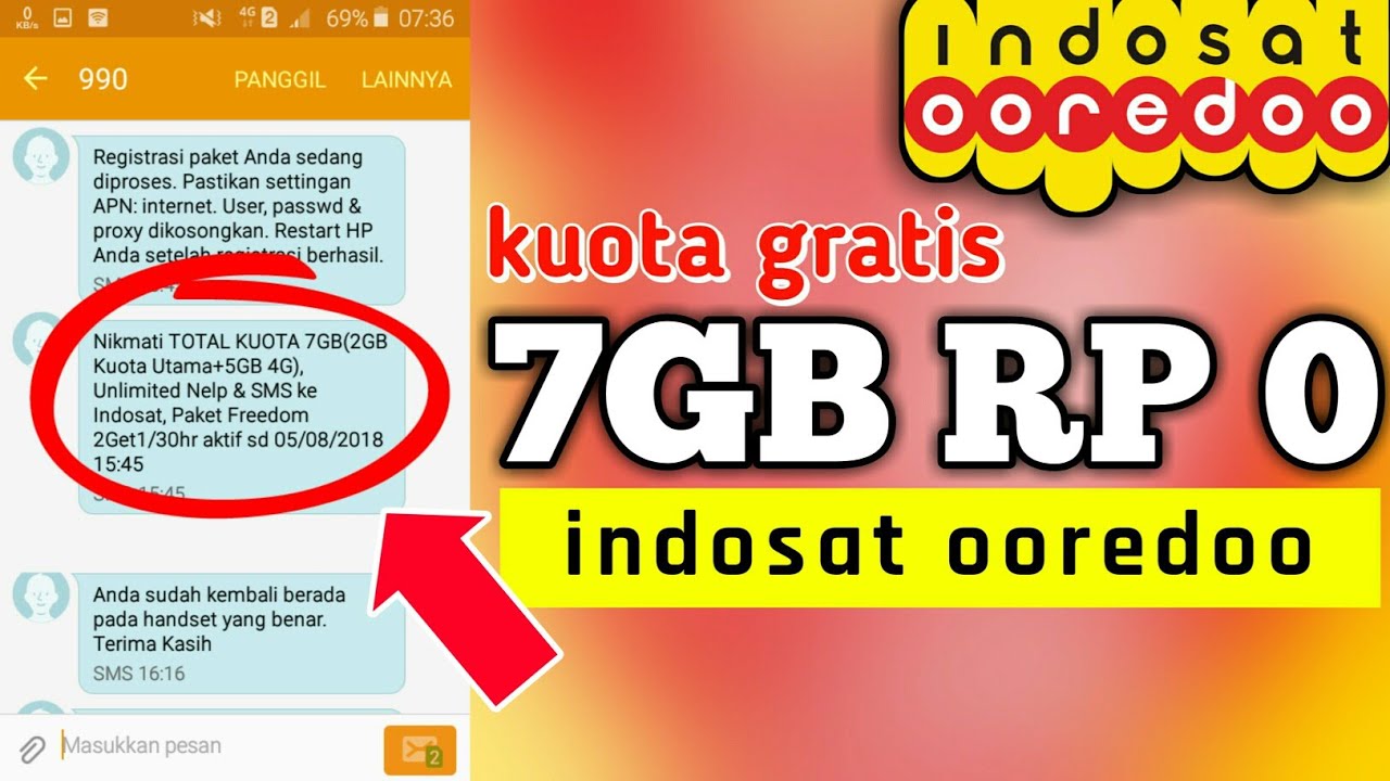 Cara Dapat Kuota Gratis Indosat IM3 Ooredoo Terbaru 2020 ...