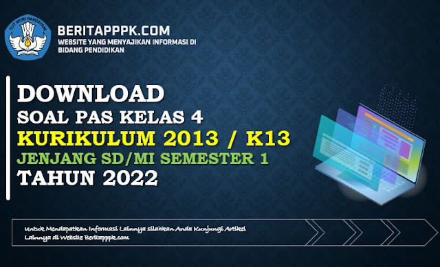 Download Soal PAS Kelas 4 Semester 1 dan Jawaban