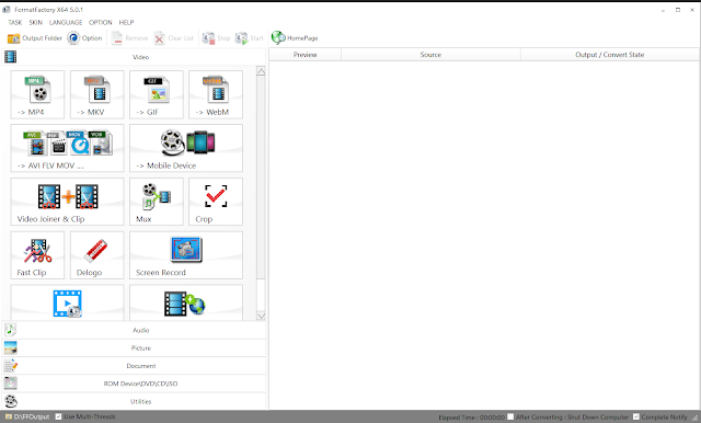 Format Factory 5.0.1 ตัวล่าสุด + Portable ภาษาไทย โปรแกรมแปลงไฟล์ ต่างๆ รูป เสียง คลิปวิดีโอ โปรแกรมแปลงไฟล์ครอบจักรวาล