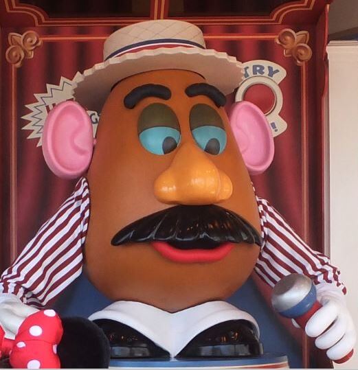 Toy Story Mania California Adventure Park Potato Head