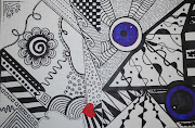 Straight and Curved line design sample student work