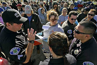 ontario california tent city residents required to wear wristbands