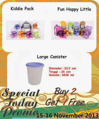 Promo tulipware 15 dan 16 November 2013