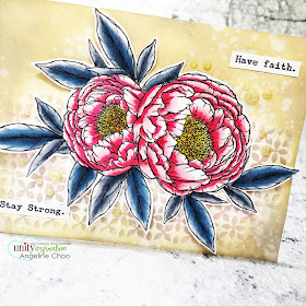 ScrappyScrappy: Brand NEW release by Unity Stamp - Peony Hugs #scrappyscrappy #unitystampco #cardmaking #stamp #papercrafting #handmadecard #distressoxide #stencil #copicmarkers #peonyhugs #gracielliedesign #floralart #peonystamp #nuvoglitterdrop #timholtzstencil #peony