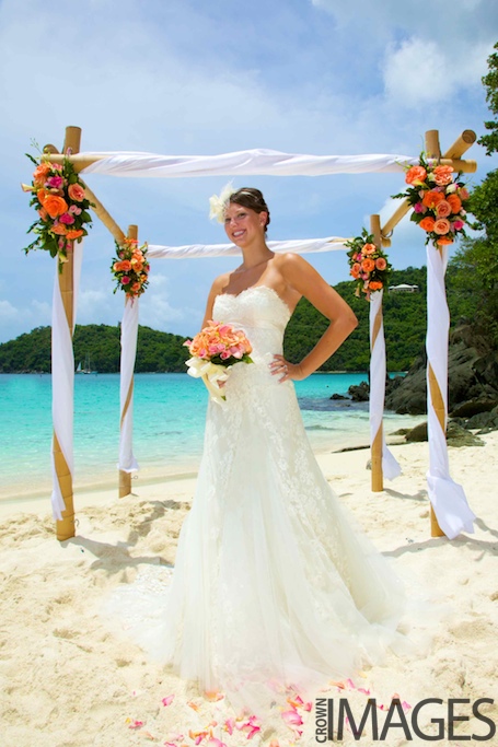 Crown Images photography by Sage Beach Wedding in the US Virgin Islands 