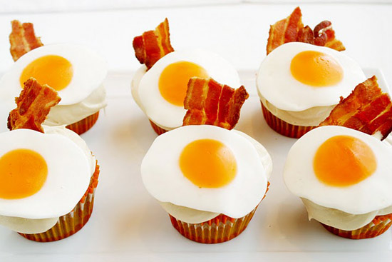 Bacon Egg Cupcakes