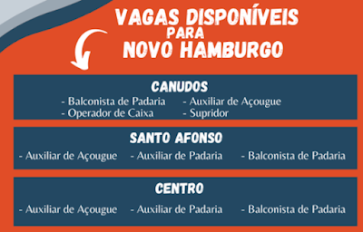 Supermercado de Novo Hamburgo contrata funcionários em 3 lojas