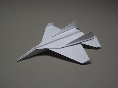 How to make F-15 Paper Airplane by Joe_Tutorials