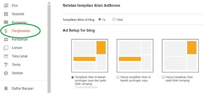 Cara Supaya Dasbor Adsense Bisa Terbuka  Di Blogger