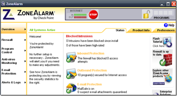 zonealarm