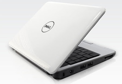 white dell netbook