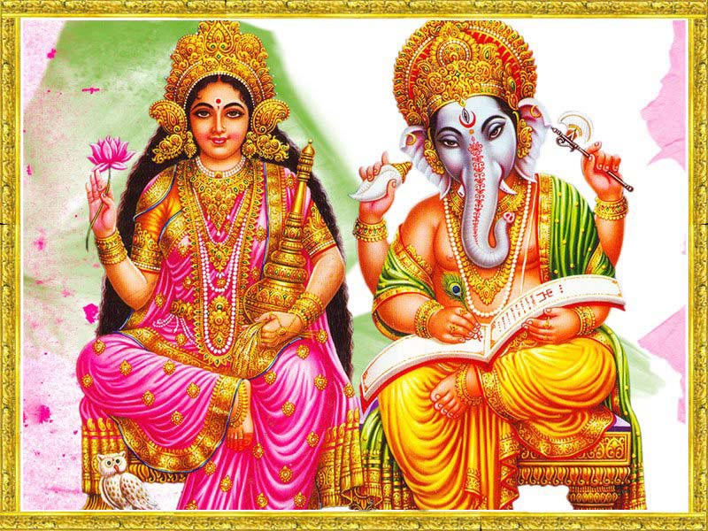 wallpaper of ganesh laxmi. Laxmi Ganesh Wallpaper