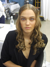 fashion week, New York Fashion Week, Mercedes-Benz Fashion Week, Reem Acra, Reem Acra Spring 2010, Bumble and bumble, Laurent Phillippon, hairstylist, backstage beauty, Maxine Leonard, Temptu, makeup artist