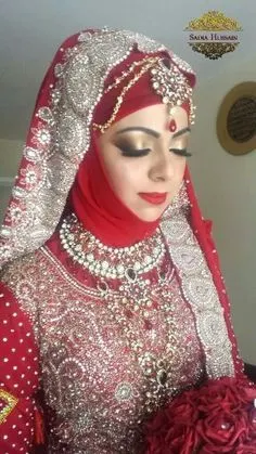 Hijab Bride Dress Up - Wedding Party Dress Up - Show Beauty Parlor Dress Up - Parlor Dress Up Pics - parlar ar bou saj - NeotericIT.com