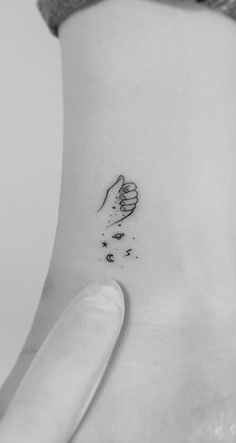 Mini tatuagens femininas