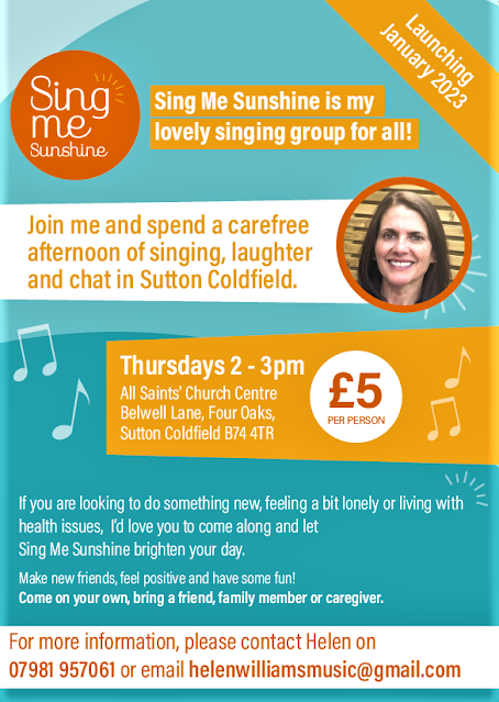 Sing Me Sunshine flyer