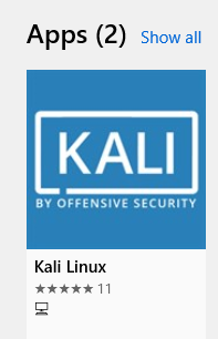 Hướng dẫn cài Kali Linux trên Windows 10 2020