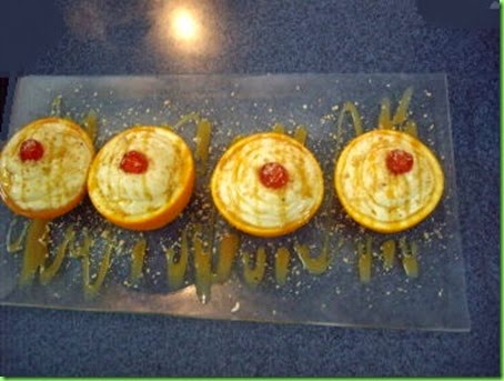 NARANJAS RELLENAS DE MASCARPONE