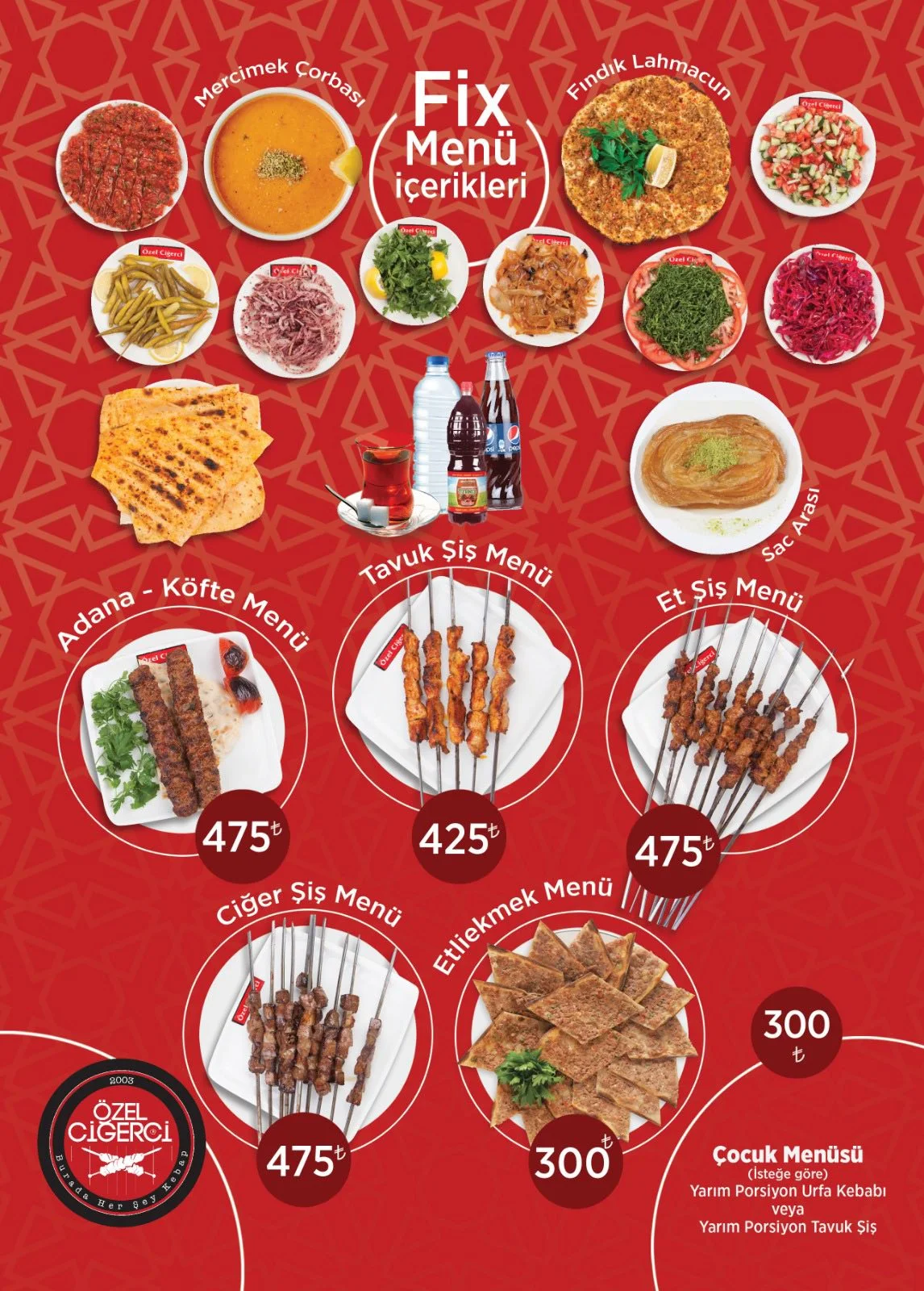 özel ciğerci konya iftar menüleri ramazan 2024