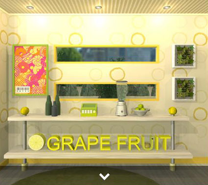 Fruit Kitchens Grapefruit Yellow