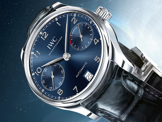 Réplique Montres IWC Portugieser Automatique Chronographe Cadran Bleu