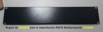 Tapa Rack Comunicaciones Multipropositpo CE3BKN