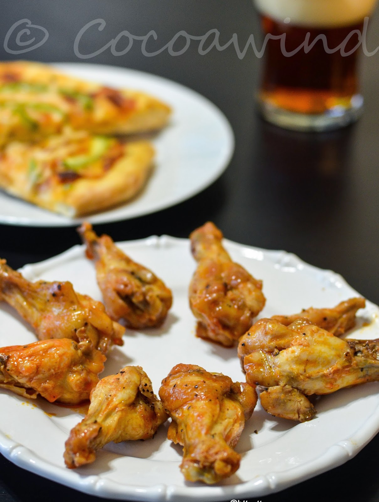 Crispy Baked Chicken Wings with Buffalo Sauce